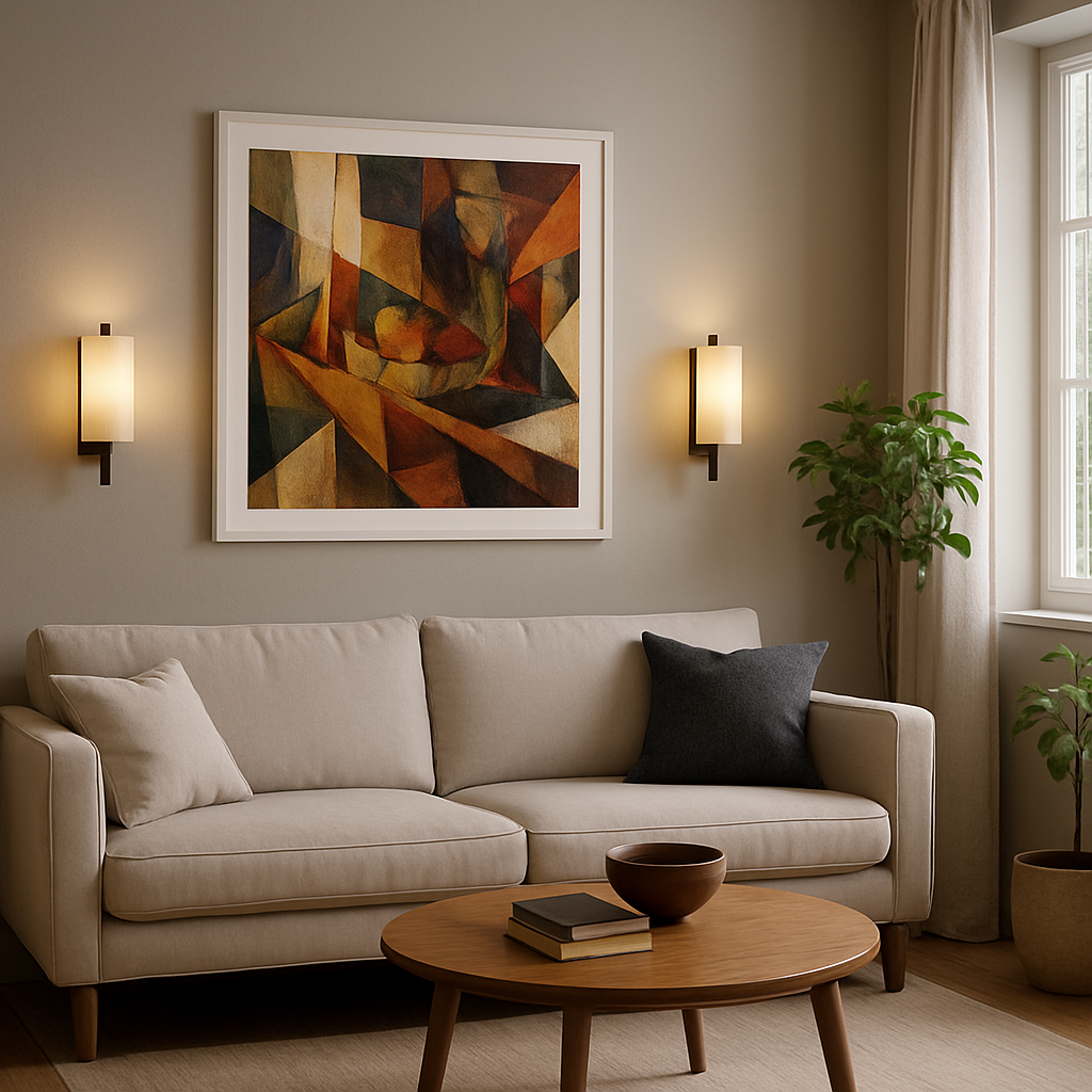 Still Life in Fractured Light — Framed view